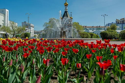 Чудесный майский вечер в столице Урала..