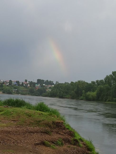 Радуга в Уфе❤  Какая красота после..