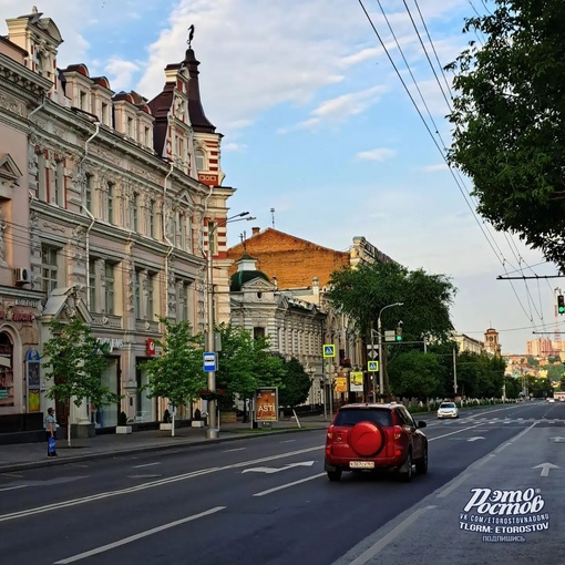 🌞 5 утра, спящий Ростов. Никакого шума, город только просыпается..