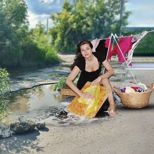 🗣️ Кажется, власти Заволжья фотожабы местных жителей не оценили, но результат есть — лужу засыпали(..