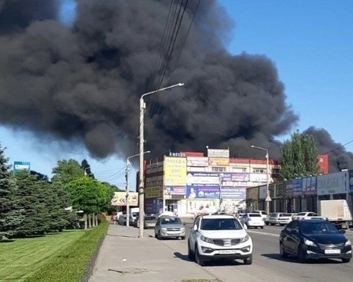 Фото пожара со стороны. Очевидцы сообщают, что начинаются..