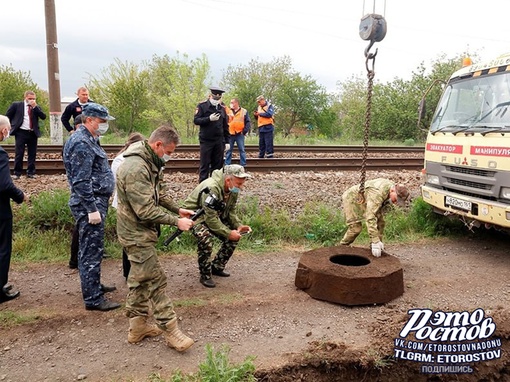 😳 Под Таганрогом нашли обломки взорванного бронепоезда времен Великой Отечественной войны. Это части..