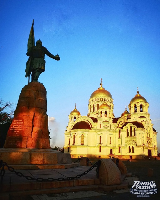 Снег в Новочеркасске Патриарший собор