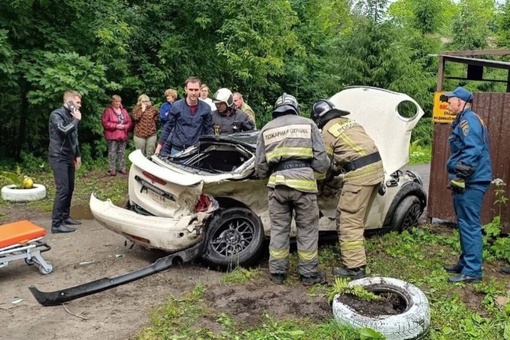 Серьезная авария на Анкудиновском шоссе.  Пострадали 7 человек, из них 1 ребенок.  Ребенок доставлен в детскую..