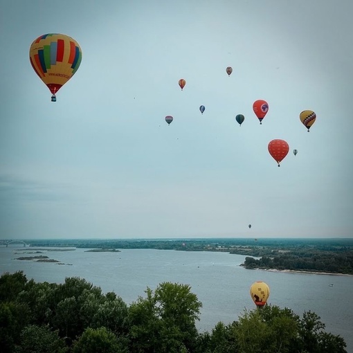 Воздушные шары в Нижнем Новгороде фестиваль 2022