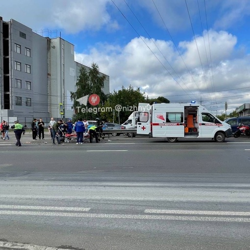 Недоброе утро на Новикова Прибоя — там сбили мужчину на пешеходном переходе.  Он, к счастью, жив!
..