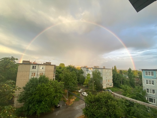 🌈 Розовая радуга над Ростовом..