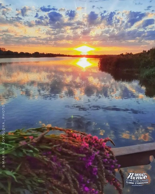 🌞 Закат на реке Мертвый..