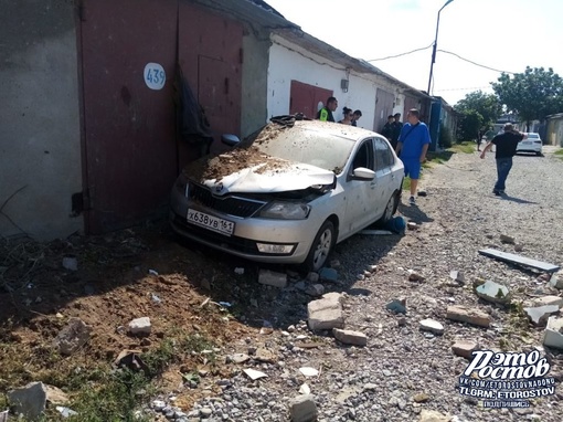 ❗Последствия взрыва в гаражном кооперативе Волгодонска  💬 «Версия на сегодня одна: неосторожное обращение..