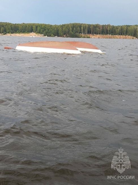 🗣️ В Городецком районе во время непогоды перевернулась яхта.  На борту судна было 4 человека. Троих смогли..