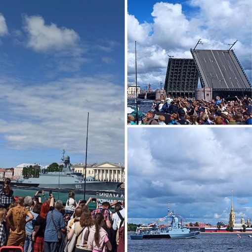 В Петербурге развели четыре моста и перекрыли несколько набережных, чтобы провести репетицию..