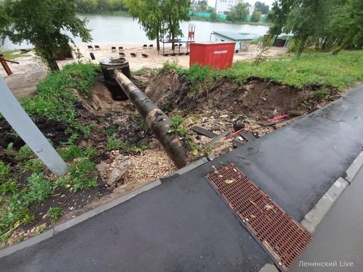 🗣️ В районе Силикатного озера размыло..