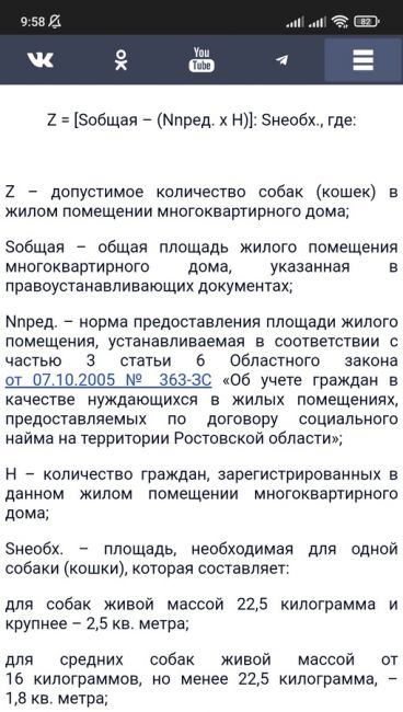 В Ростовской области за нарушение правил содержания собак и кошек будут штрафовать их владельцев на сумму..