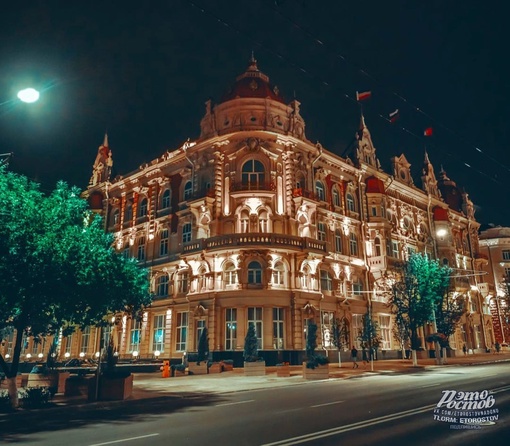 🌃 Ночь на Большой Садовой. Вид на ростовскую..