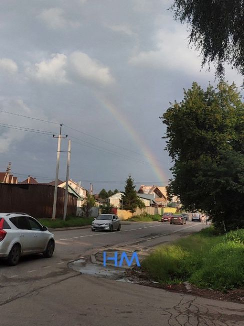 🌈 Подписчики делятся фото радуги в..