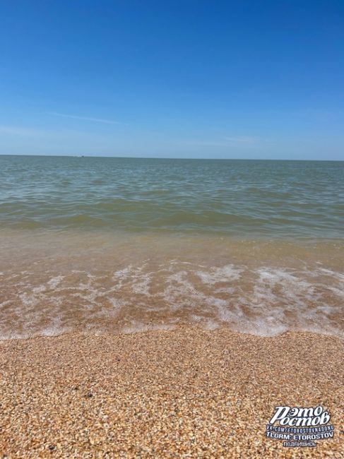 🏖🔵 Должанская коса в середине лета. Здесь сейчас классно. Море очень теплое, никаких дождей, медуз и..