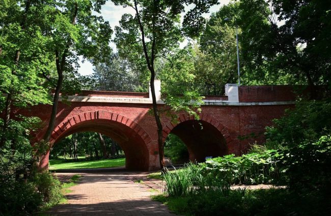 🌳 Нескучный сад — пейзажный парк в Москве, сохранившийся от дворянской усадьбы Нескучное  Фото: Inna..