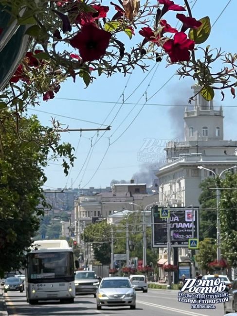 🔥 Что-то горит на Западном в районе проспекта Стачки. Дым виден из центра города.  ⚡Если Вы стали..