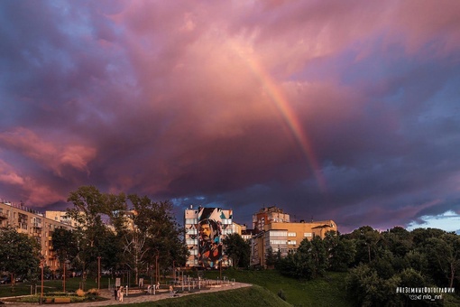 Радуга на закате 🌈🌇
..