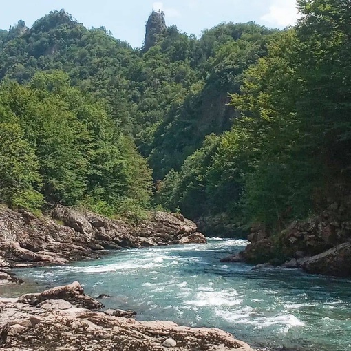 ⛰️Гранитный каньон - памятник природы Адыгеи, грандиозный тектонический разлом в Даховском гранитном..