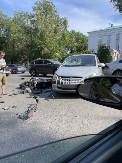 В Самаре «Хендай» сбил байкера на ул. Советской Армии  Фото и видео с места ДТП  В Самаре в субботу, 19 августа,..