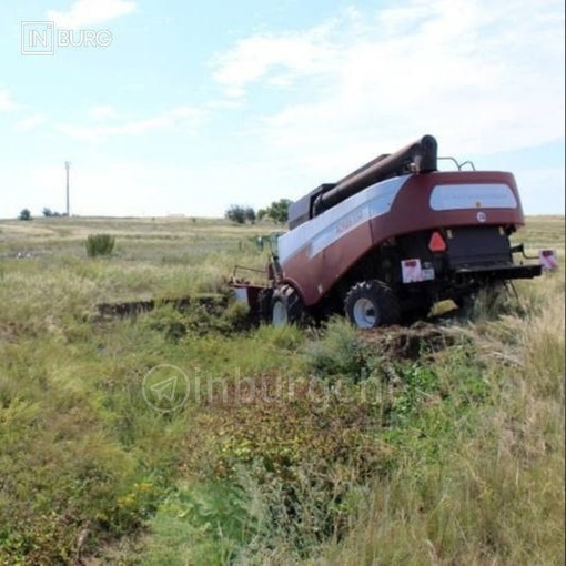 В Карталинском районе задержан подозреваемый в угоне комбайна 
Машину нашли в аварийном состоянии...