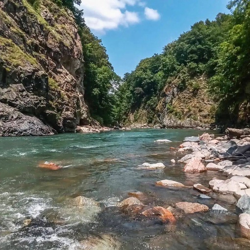 ⛰️Гранитный каньон - памятник природы Адыгеи, грандиозный тектонический разлом в Даховском гранитном..