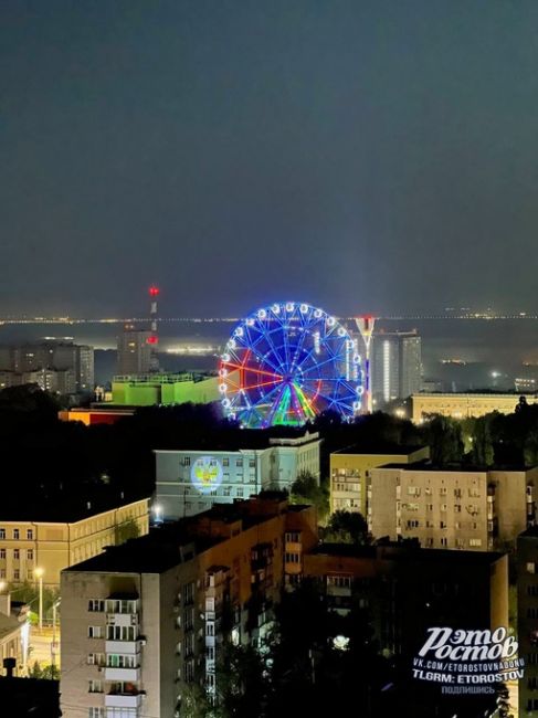 🎡Новая подсветка колеса..