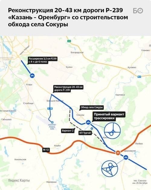 ⚡️К 2027 году появится объездная дорога с обходом поселка Сокуры  В рамках строительства планируется..