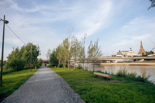 🚲 В Казани официально открылся велопешеходный маршрут вдоль Кремлевской дамбы, протяженностью 1,9..