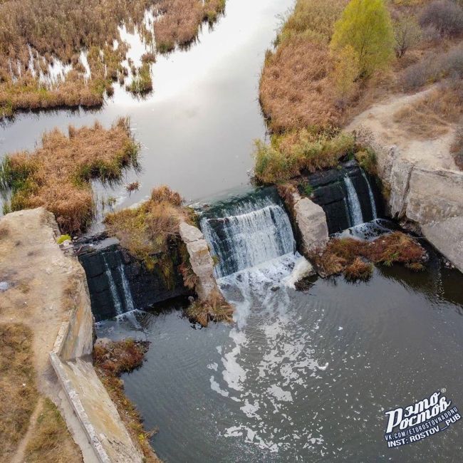 🌊 Водопады в Ростовской области. Прохоровская плотина - ныне недействующая и разрушенная плотина..