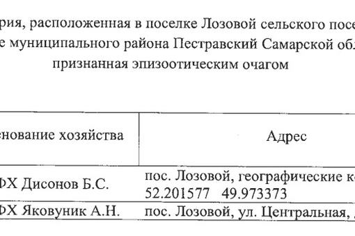 Три смертельных очага: в 18 км от Самары нашли опасное заболевание  Узнали, чем оно опасно для человека  В двух..