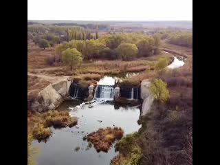 🌊 Водопады в Ростовской области. Прохоровская плотина - ныне недействующая и разрушенная плотина..