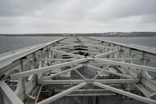 Губернатор Самарской области оценил ход строительства моста через Волгу  Дмитрий Азаров проинспектировал..