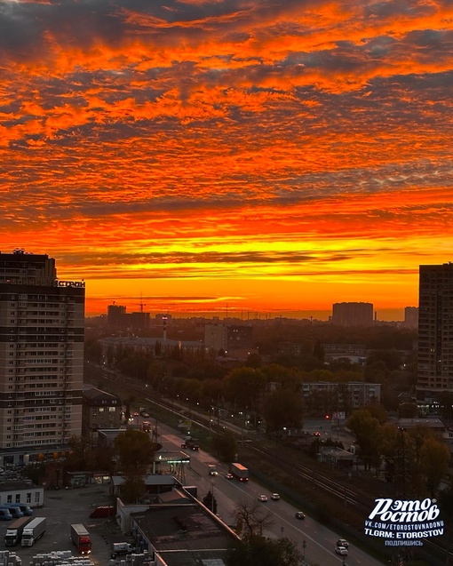 Осенние закаты, которые радуют глаз..