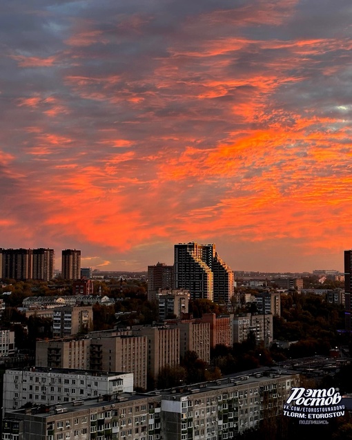 Осенние закаты, которые радуют глаз..