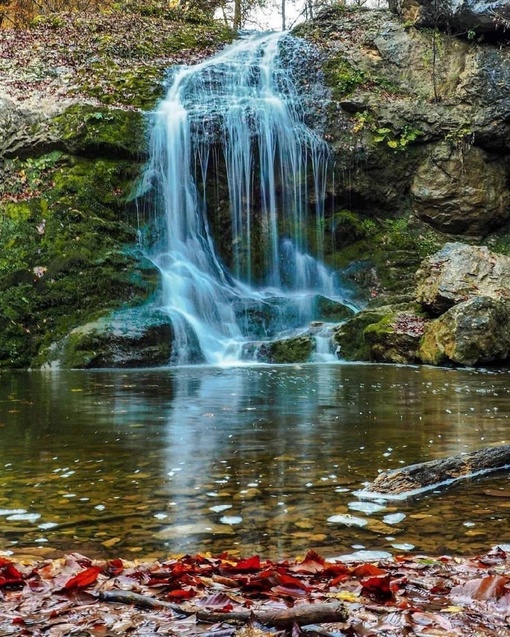 Осенний лес и водопады Руфабго 🍃  📷..