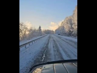 Вот такую шикарную зимнюю погоду можно увидеть на плато Лаго - Наки  Сюда пришла настоящая зимняя сказка.  За..