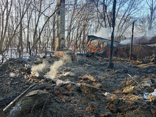 Огненной атакой под Самарой был уничтожен музей "Древний мир"  Что именно пострадало в результате стихии?  В..