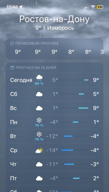 Погода в ростове на 14 дней точный