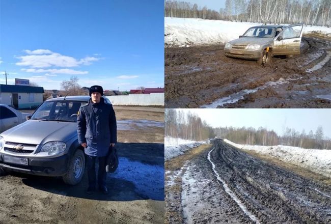 По пути к должнице приставы чуть не увязли в грязи  В Новосибирской области 25-летняя мать скрывалась от..