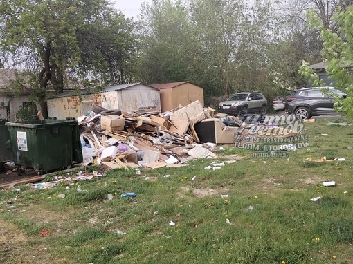 🤢Тем временем Ростов утопает в мусорных свалках. С приходом жары мусор начал разлагаться...