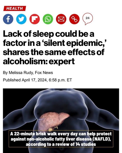 Исследование: постоянный недосып приводит к тем же заболеваниям, что и алкоголизм.  Из-за недосыпа может..
