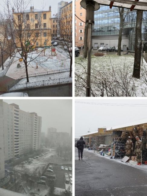 Петербург заметает апрельским снегопадом  19 апреля в регион вернулась зима. Синоптики прогнозируют сугробы,..