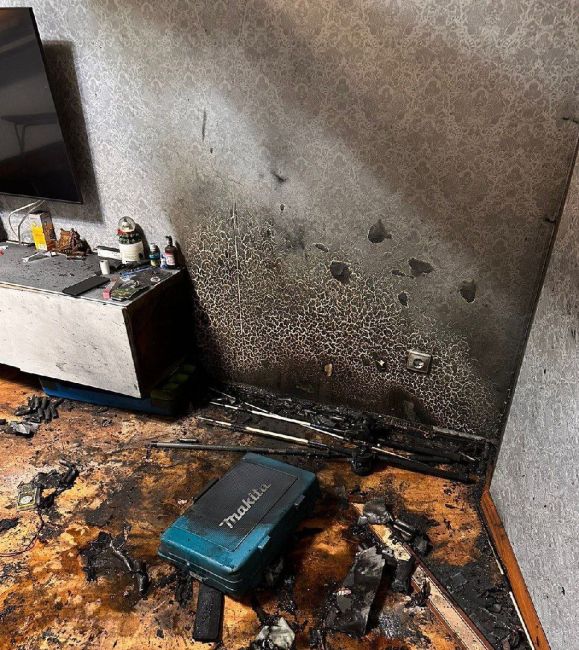 Петербуржец пострадал от загоревшегося электросамоката  Пожар произошёл минувшим вечером в квартире дома..
