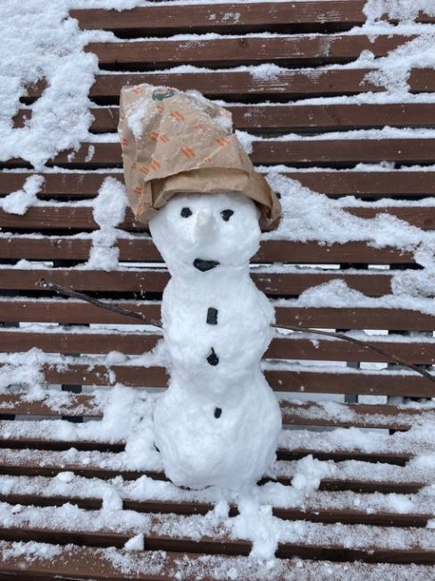 ⛄️Весенние снеговики начали появляться в Питере  Страшно представить, что будет..