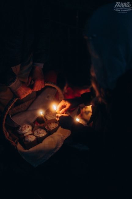 ☦ ️Пасхальная ночь в Старочеркасской  Фото: Артем..