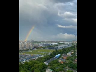 Но есть и плюсы у сегодняшней погоды  После дождя всегда бывает радуга!  Небольшая подборка от наших..