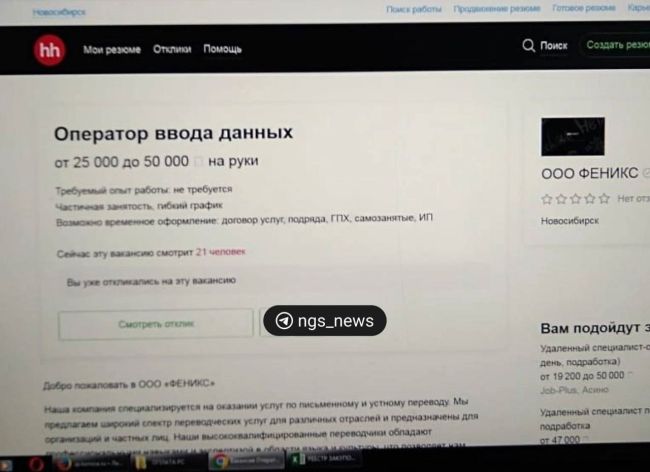 Доверчивые сибирячки искали работу оператора ввода данных, но попали в «трейдинговую фирму» (это выяснилось..