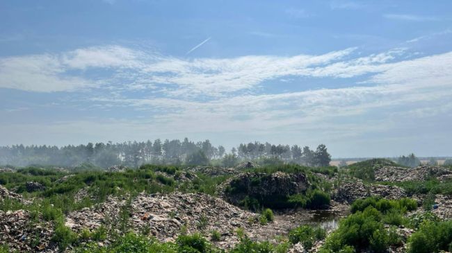 Под Самарой три дня тушили пожар в жару +40 °C 
Рассказываем, почему окружающие страдали от жуткого запаха 
В..